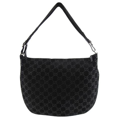 gucci monogram waist bag black|gucci monogram hobo bag.